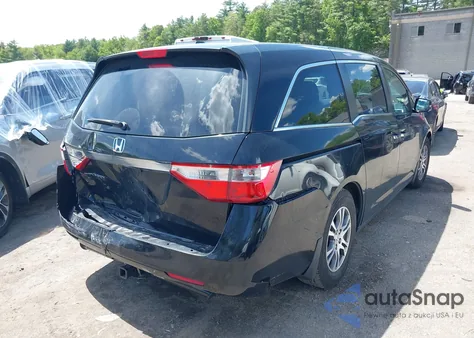 2012 Honda Odyssey Ex-L from USA, damaged, VIN 5FNRL5H6XCB113366